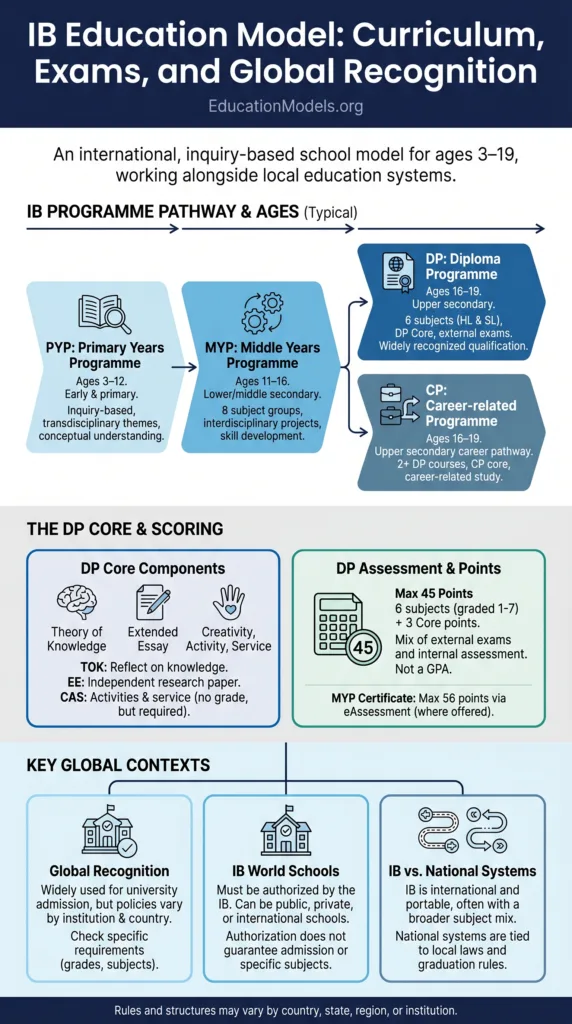 IB Education Model: Curriculum, Exams, and Global Recognition